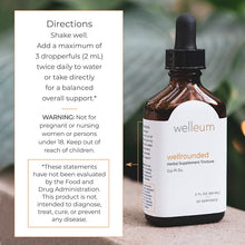 Load image into Gallery viewer, Directions - wellrounded Herbal Supplement Tincture
